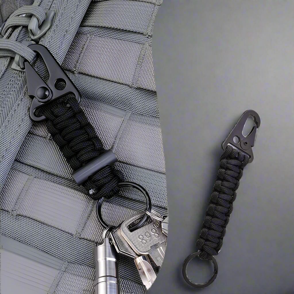 Porte-clés - OutdoorParacord™ - Noir